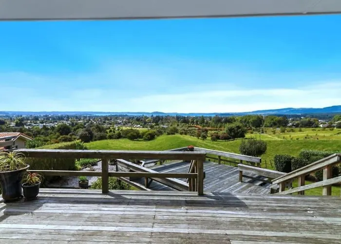 Aww Sheep-uninterrupted Panoramic View With * Rotorua