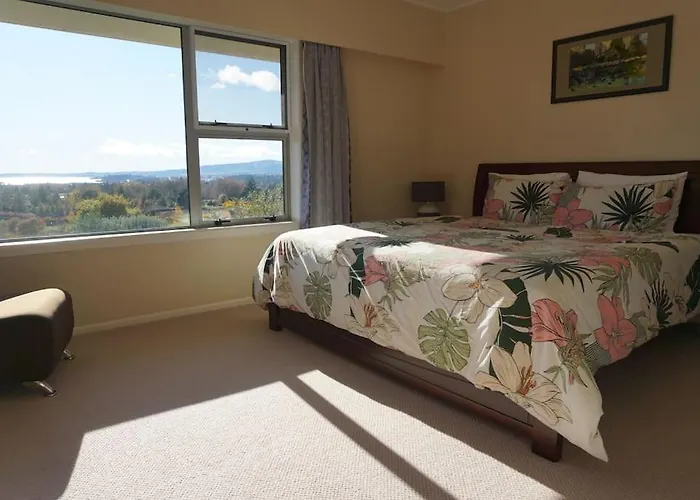 Aww Sheep-uninterrupted Panoramic View With Rotorua